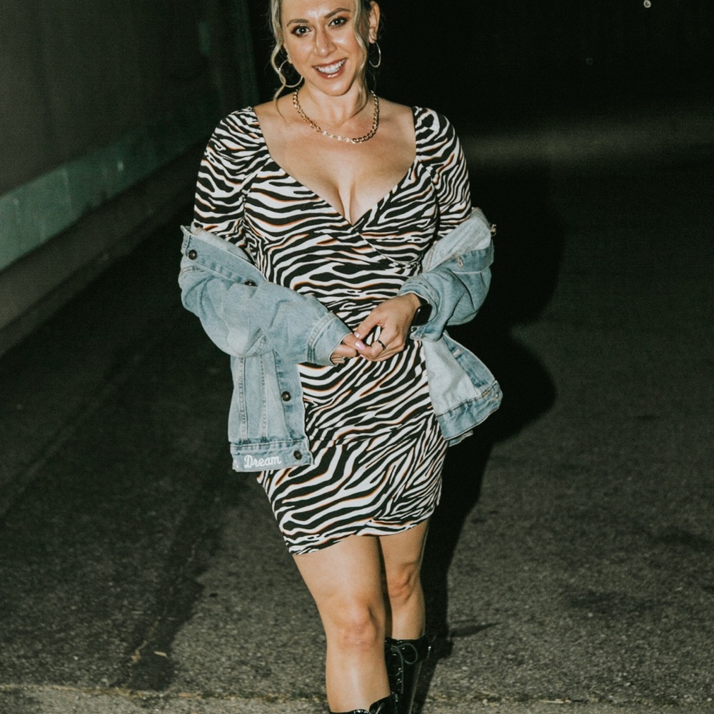Zebra Print Dress
